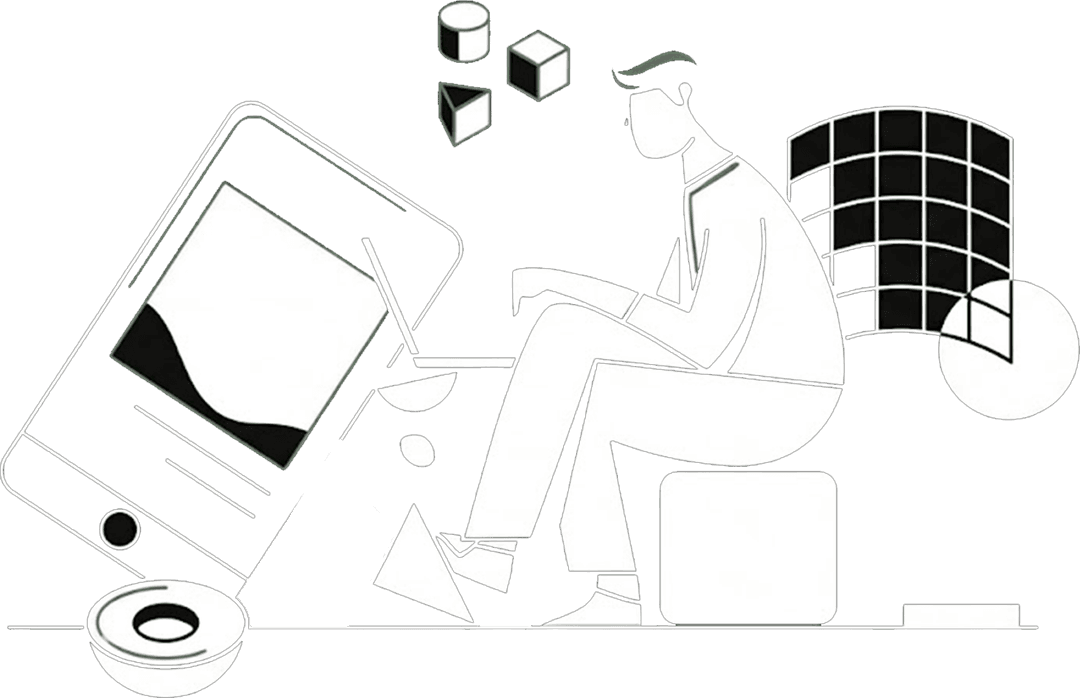 Oval Labs Team Illustration